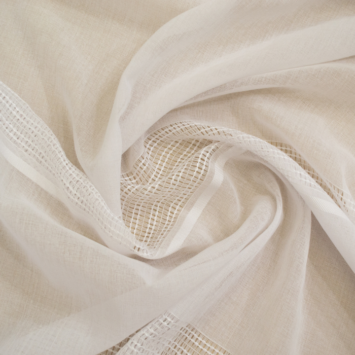 Perdea Velaria broderie  dungi alba, 320x228 cm [3]