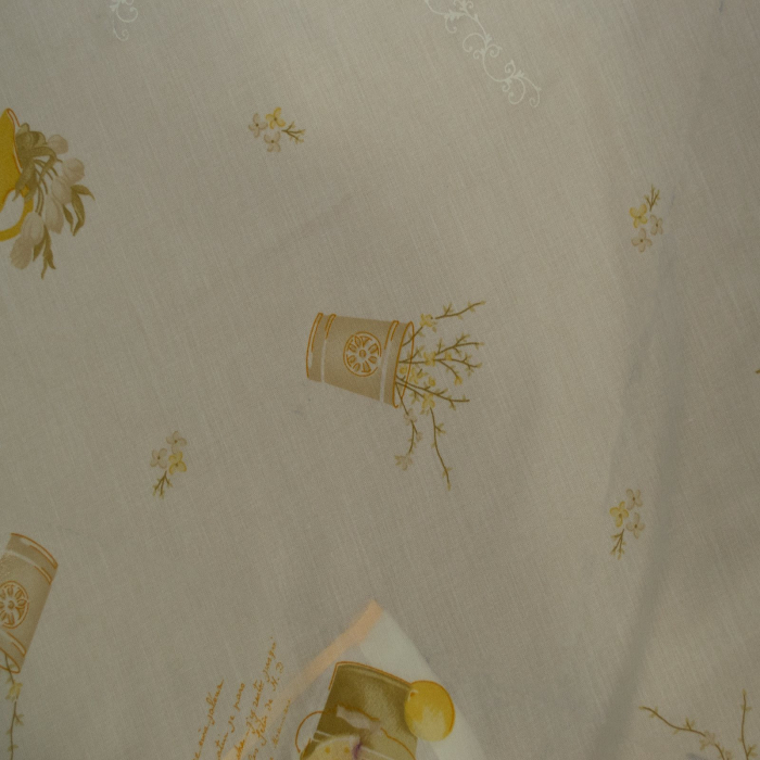 Perdea Velaria bucatarie carafa galbena, 110x145 cm [3]