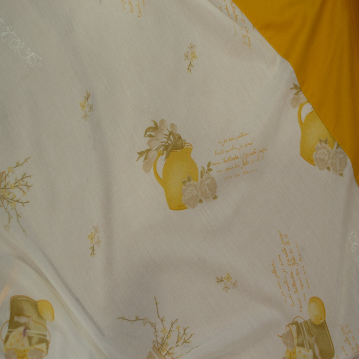 Perdea Velaria bucatarie carafa galbena, 110x145 cm [2]