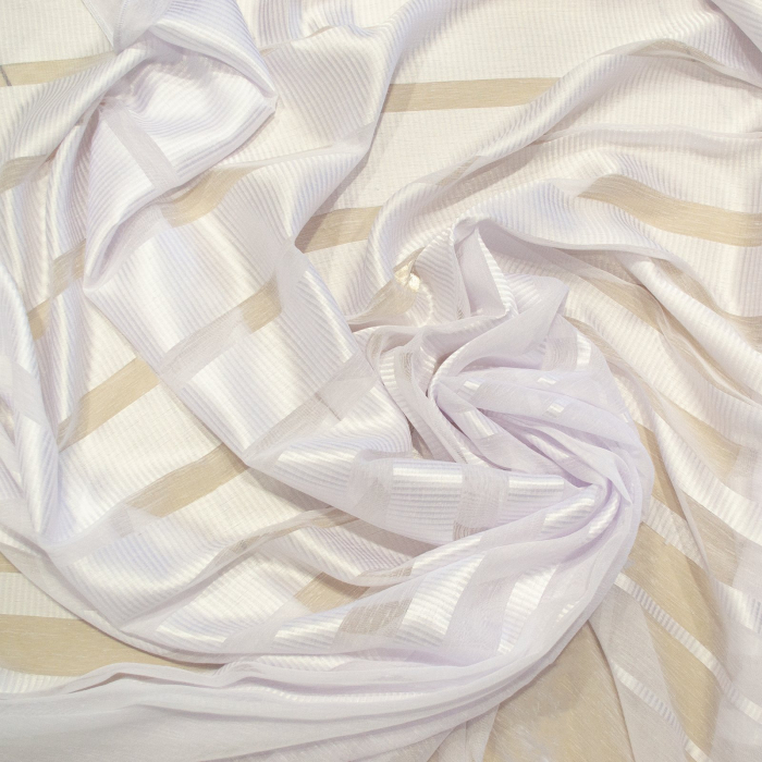 Perdea Velaria alba cu dungi, 260x250 cm [2]