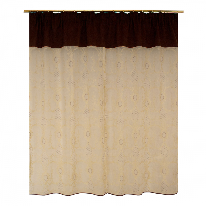 Perdea Velaria cu flori 170x155 cm [2]