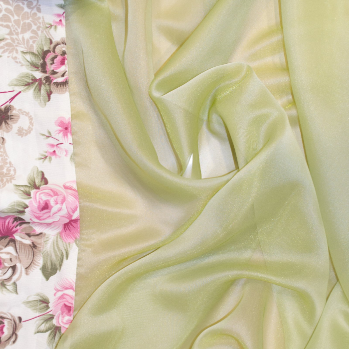 Perdea Velaria organza verde, 270x150 cm [2]