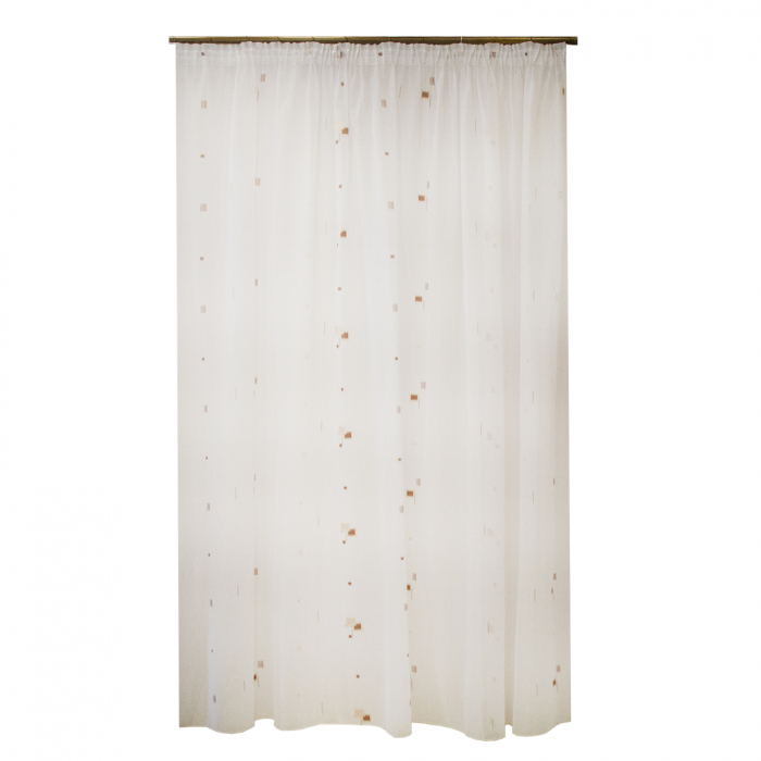 Perdea Velaria sable patrat in patrat wenge, 290x255 cm [1]