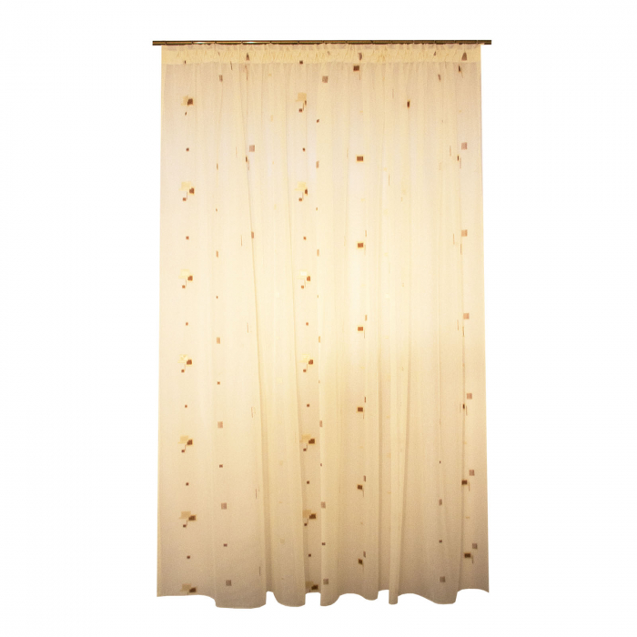 Perdea Velaria sable patrat in patrat wenge,340x245 cm [1]