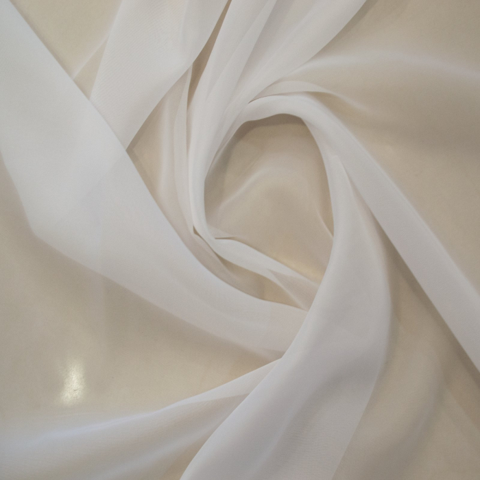 Perdea Velaria voal alb cu cu flori, 140x180 cm [5]