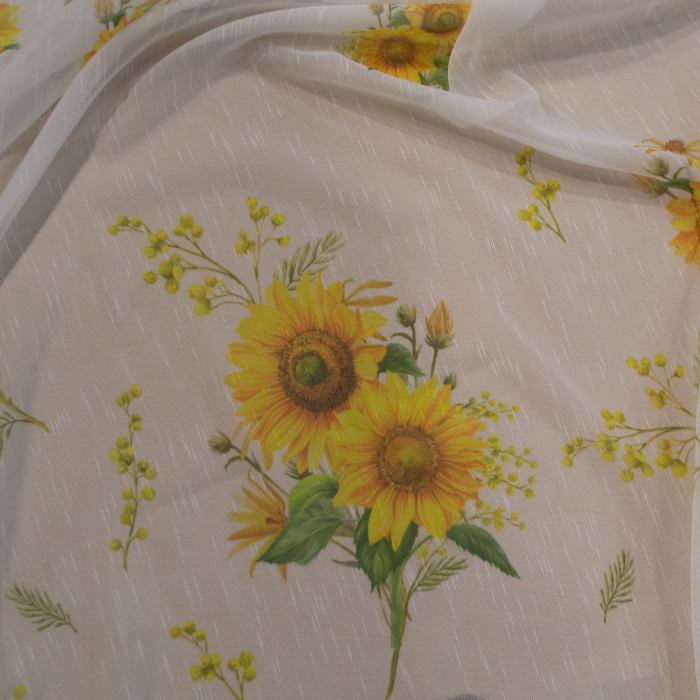 Perdea Velaria de bucatarie cu floarea soarelui [3]