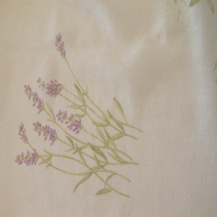 Perdea Velaria de bucatarie cu imprimeu lavanda, 240x150 cm [5]