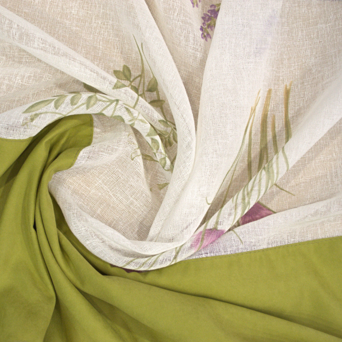 Perdea Velaria de bucatarie cu imprimeu lavanda, 330x145 cm [3]