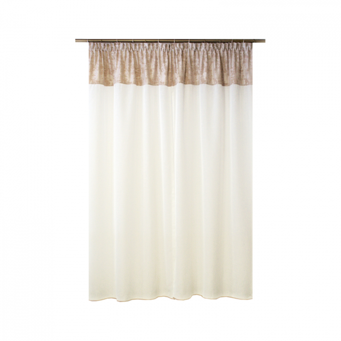 Perdea Velaria in hard ivoire, 180x175 cm [3]