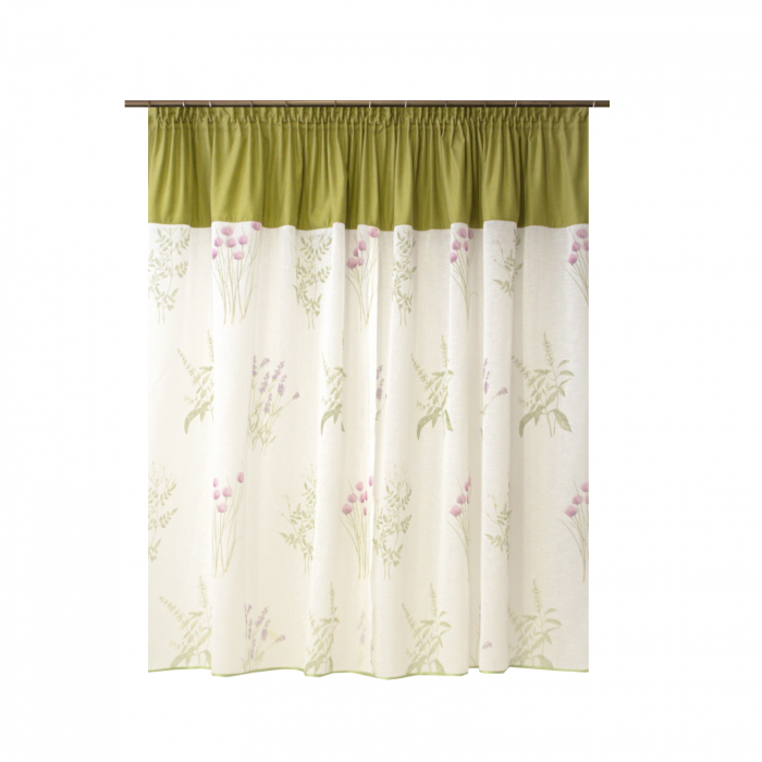 Perdea Velaria de bucatarie cu imprimeu lavanda, 330x145 cm [2]