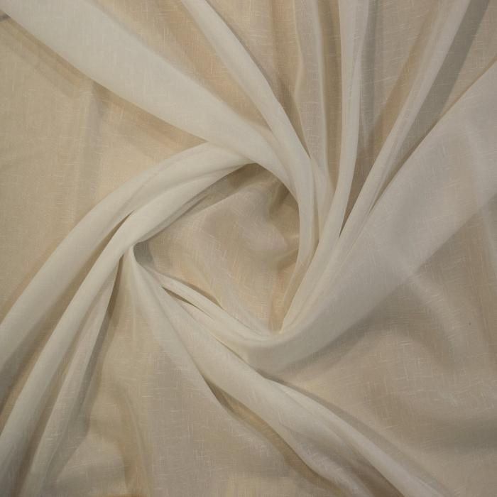 Perdea Velaria in ivoire cu buline si esarfe, 175x145 cm [3]