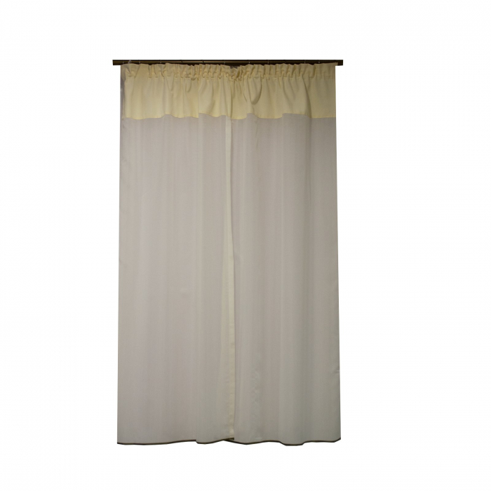 Perdea Velaria de bucatarie in ivory, 160x170 cm [2]
