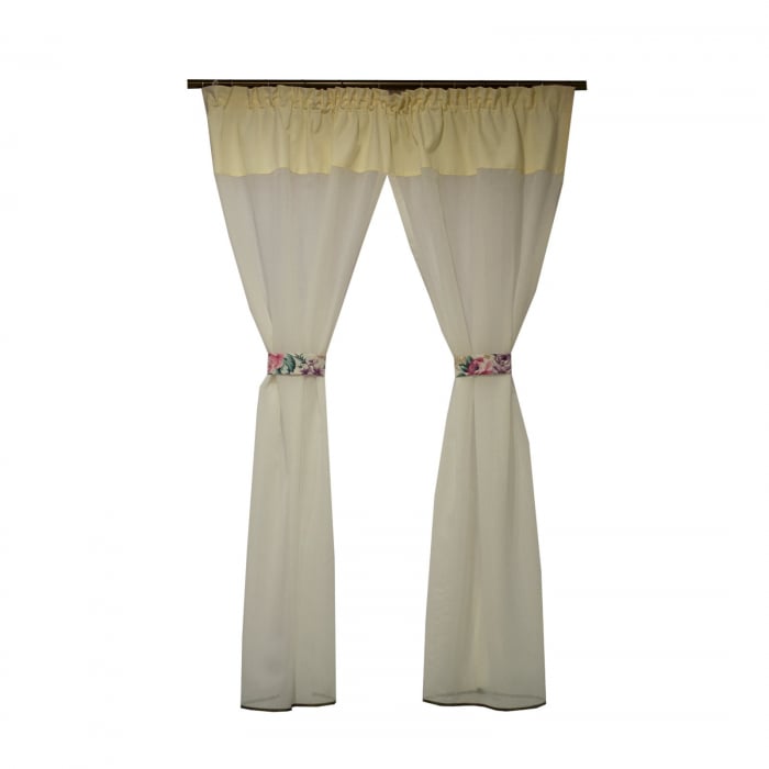 Perdea Velaria de bucatarie in ivory, 160x170 cm [1]