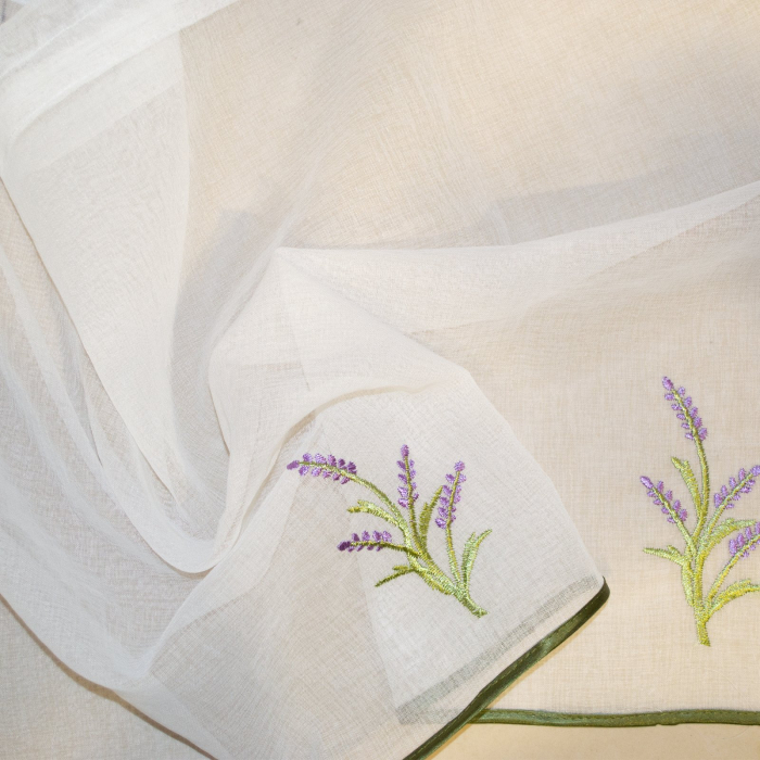 Perdeluta Velaria alba cu lavanda, 90x50 cm [2]