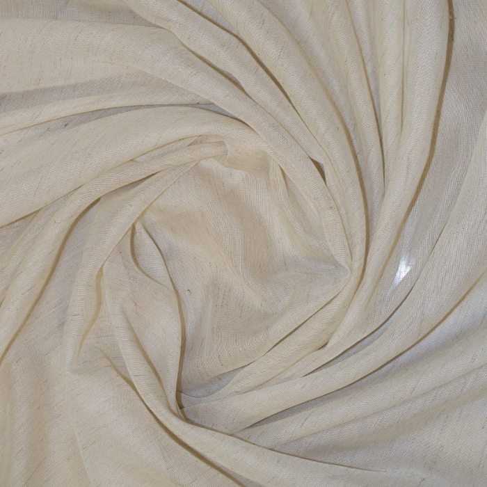 Perdea Velaria de bucatarie in ivoire cu flori, 260x155 cm [2]