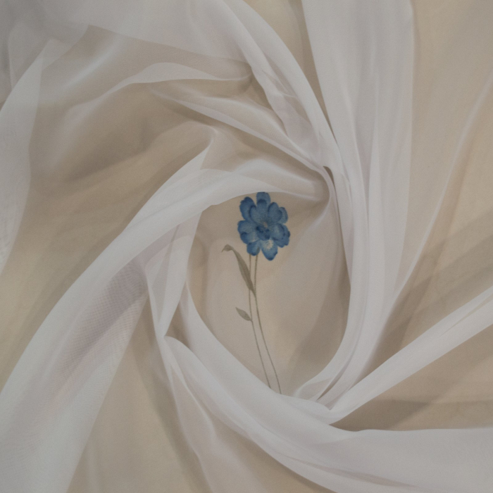 Perdea Velaria voal cu flori, 300x150 cm [3]