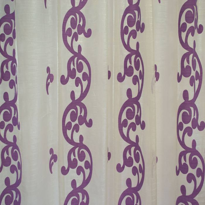 Perdea Velaria organza cu motiv baroc, 340x245 cm [3]