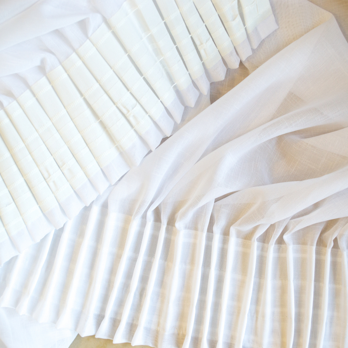 Perdea Velaria in sude heavy alb, 230x240 cm [5]