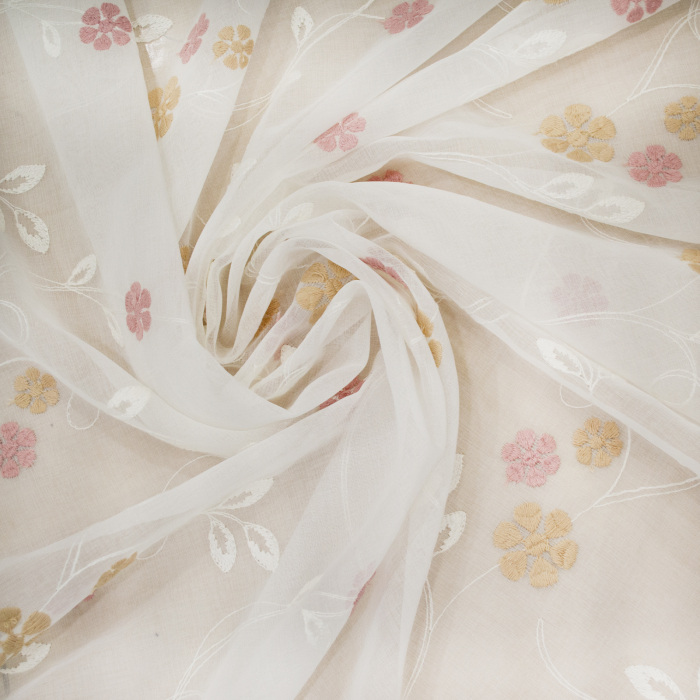 Perdea Velaria flori roz, 460x247 cm [2]