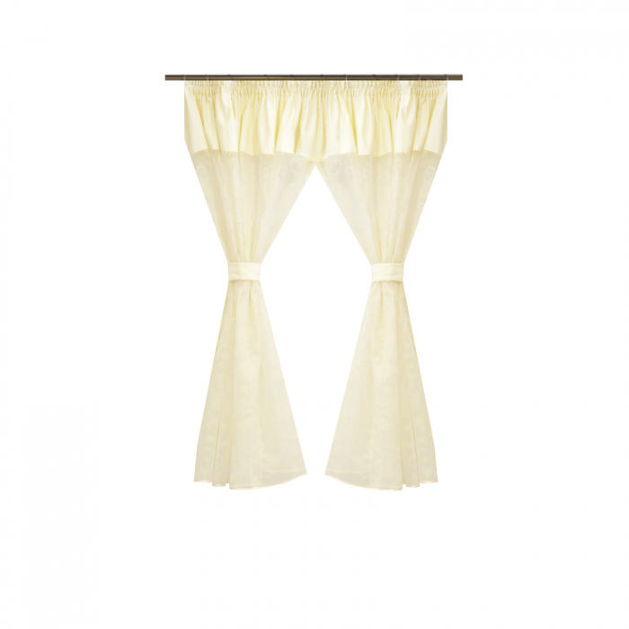Perdea Velaria organza fancy, 390x150 cm [1]