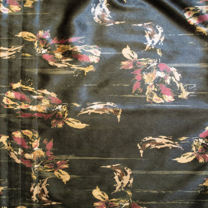 Perdea Velaria in alb cu tafta colorata, 130x170 cm [4]