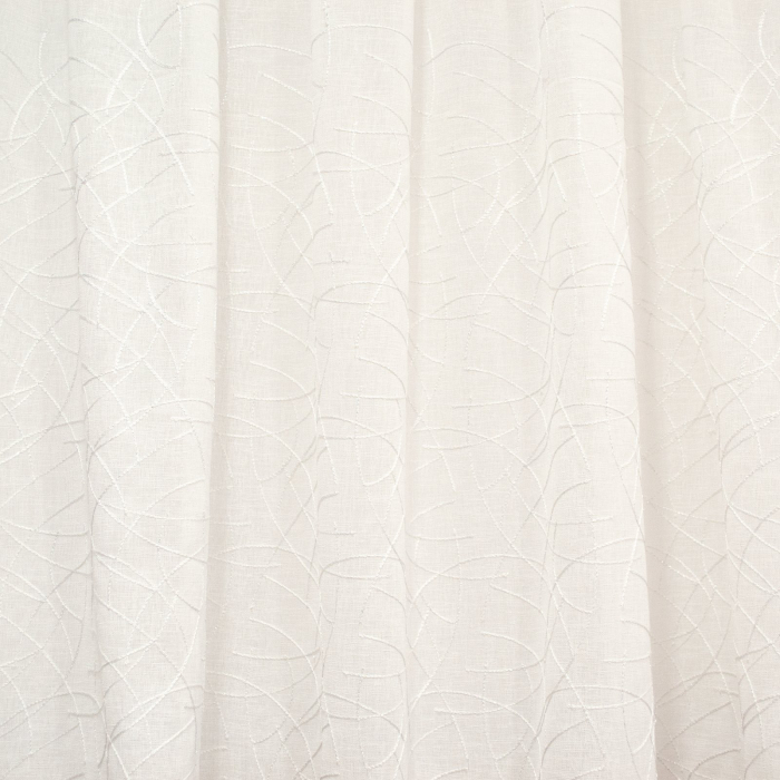 Perdea Velaria in alb argintiu cu mov, 240x150 cm [3]