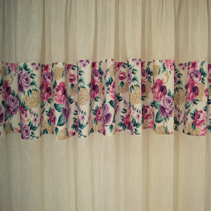 Perdea Velaria luxor floral, 400x160 cm [2]