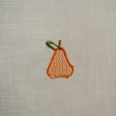 Perdea Velaria in alb cu fructe, 360x155 cm [3]