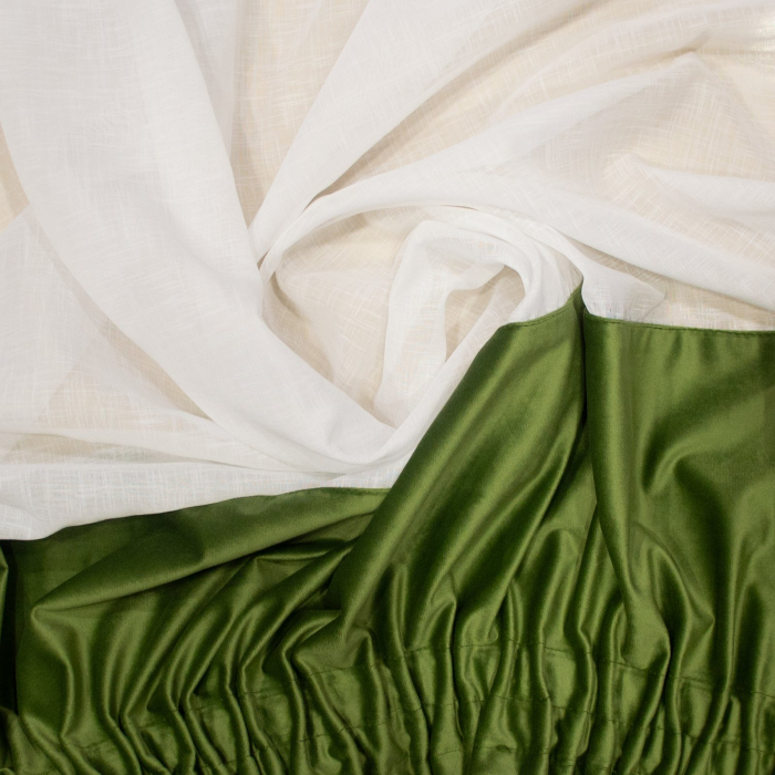 Perdea Velaria in alb cu fructe, 340x145 cm [2]