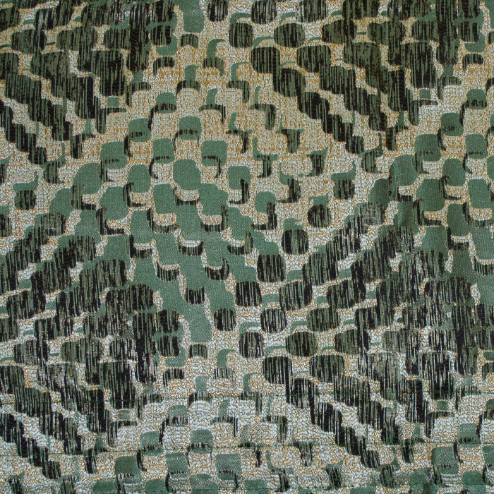 Perdea Velaria in alb si tafta verde, 270x170 cm [4]