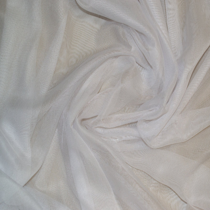 Perdea Velaria in alb cu tafta baroc ivoire, 220x145 cm [3]