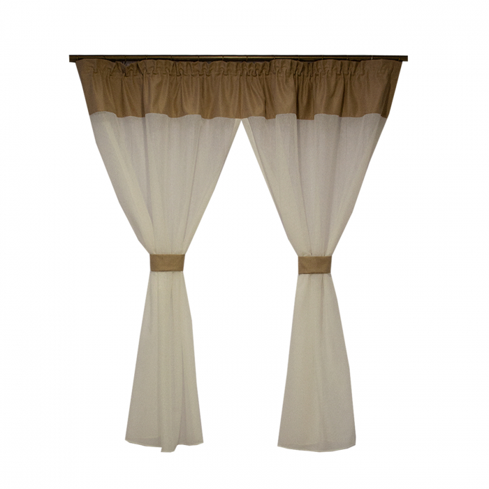 Perdea Velaria in ivoire, 190cm x 158cm [1]