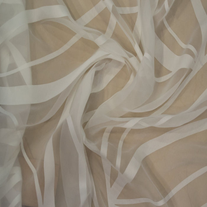 Perdea Velaria organza alba, 165x190 cm [2]