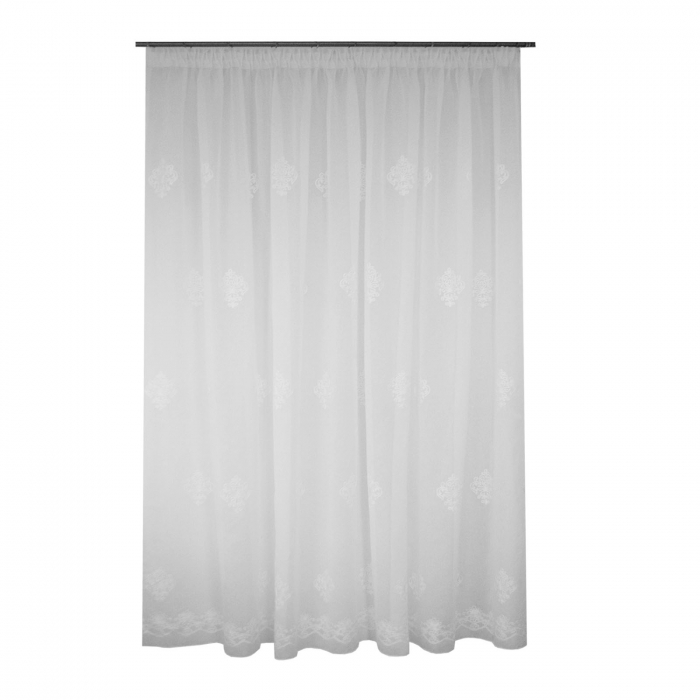 Perdea Velaria in baroc brodat ivoire, 400x265 cm [1]