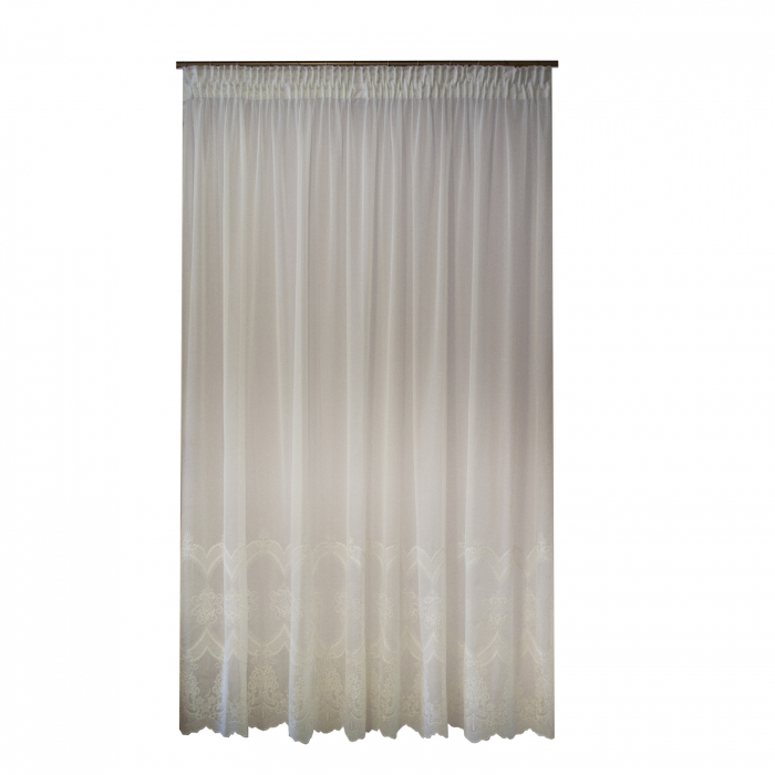 Perdea Velaria broderie ivoire, 260x235 cm [1]