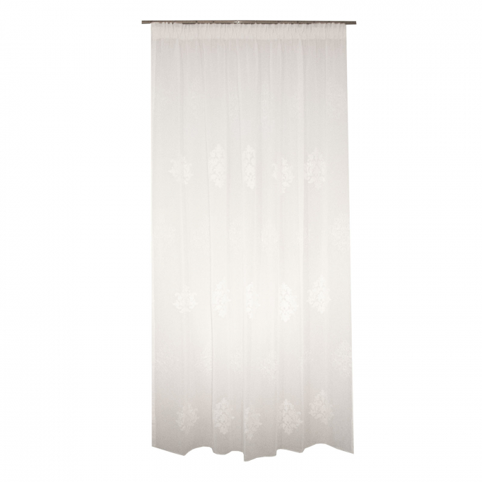 Perdea Velaria in baroc brodat ivoire, 160x250 cm [2]