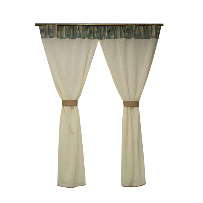 Perdea Velaria in hard ivoire, 160x155 cm [1]