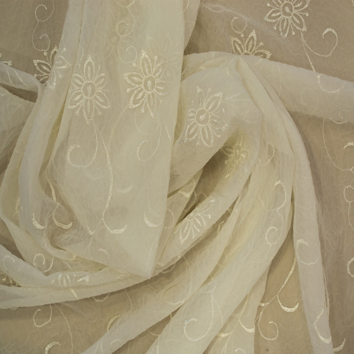 Perdea Velaria voal creponat unt, 115x245 cm [2]