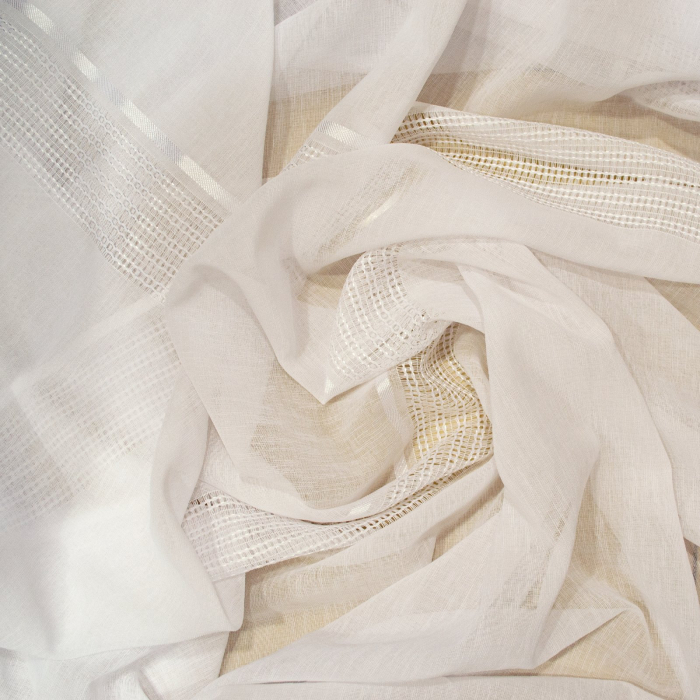 Perdea Velaria in alb cu dungi, 275x260 cm [2]
