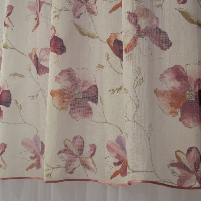 Perdea Velaria in cu flori,150x130 cm [2]