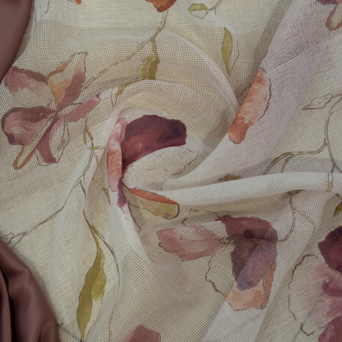 Perdea Velaria in cu flori,150x130 cm [3]