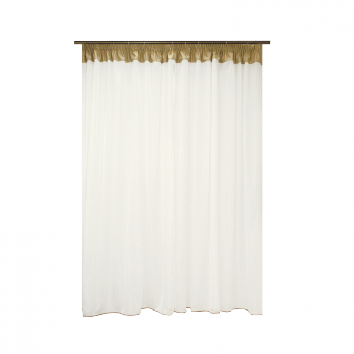 Perdea Velaria voal muss ivoire, 360x215 cm [2]