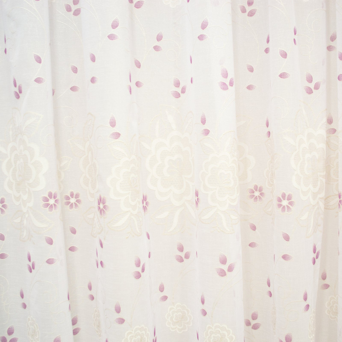 Perdea Velaria in flori mov, 300x245 cm [3]