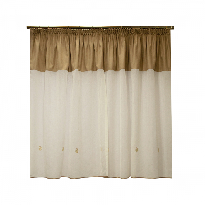 Perdea Velaria in ivoire cu cirese, 280x140 cm [2]