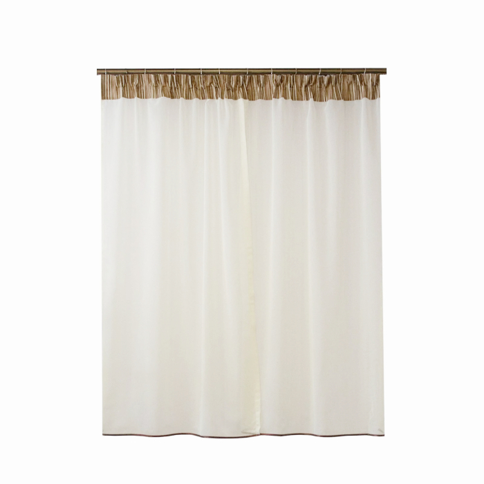 Perdea Velaria in ivoire cu dungi, 170x155 cm [2]