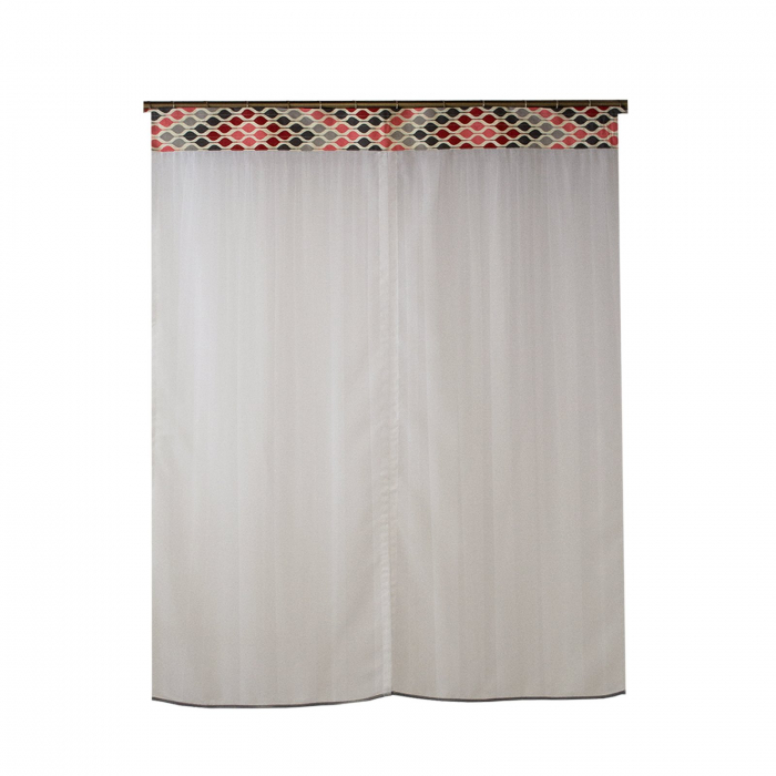 Perdea Velaria bamboo alb cu buline, 130x145 cm [3]