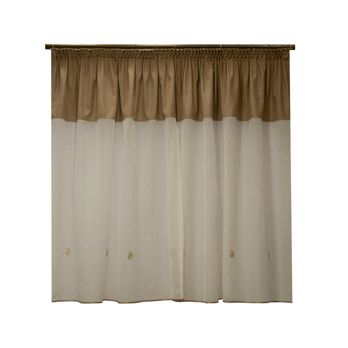 Perdea Velaria in ivoire cu cirese, 270x145 cm [2]