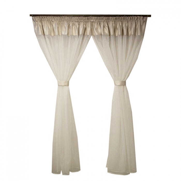 Perdea Velaria bamboo ivoire, 280x200 cm [1]