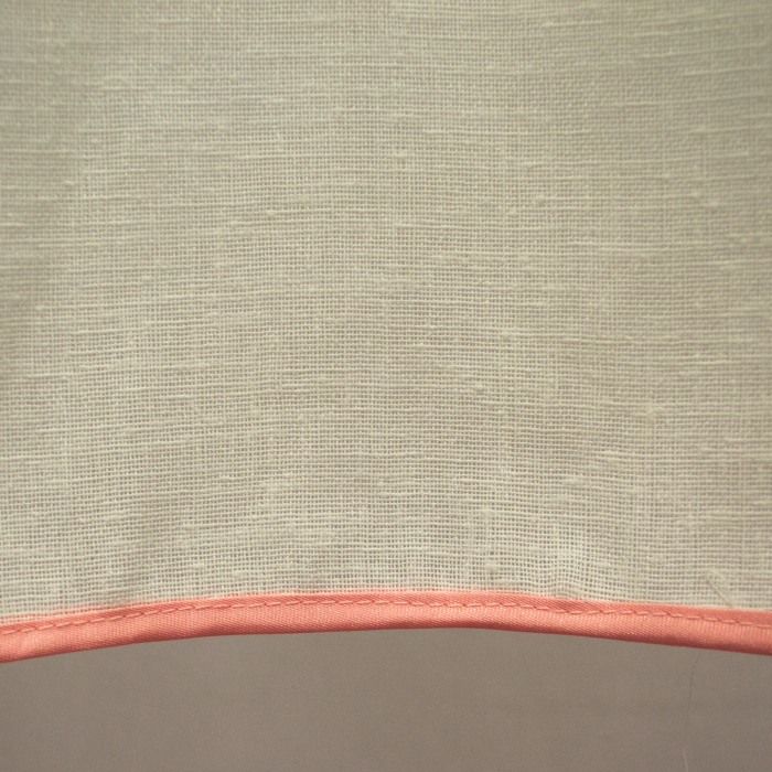 Perdea Velaria in ivoire gros cu imprimeu floral, 245x145 cm [4]