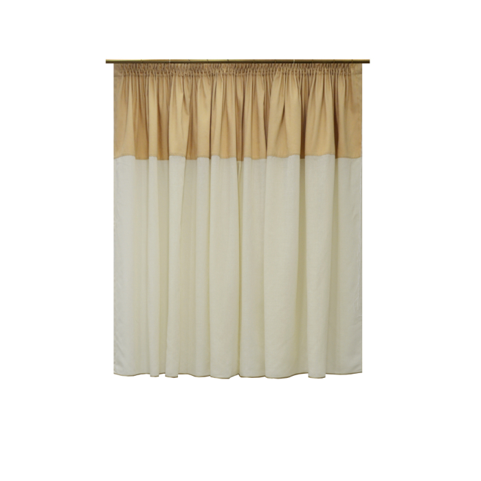 Perdea Velaria in crem, 320x150 cm [2]